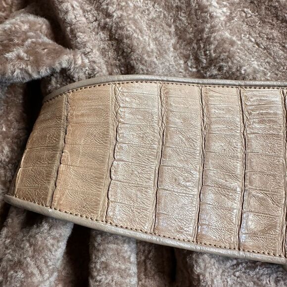 Donna Karan Spring 1987 Runway Cayman Alligator Contour Belt - Picture 7 of 16